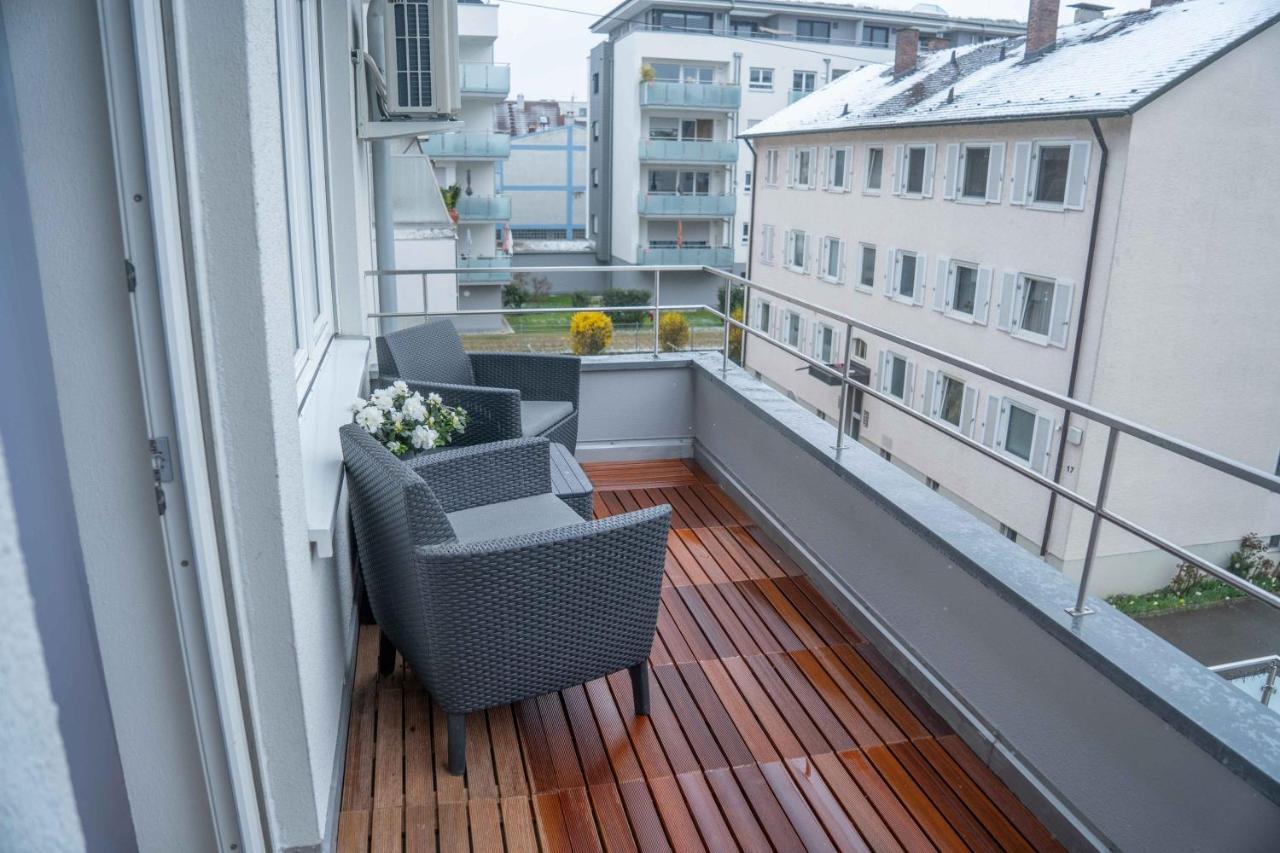 City Apartments Fn L 6 Klimatisiert Mit Balkon Friedrichshafen Luaran gambar